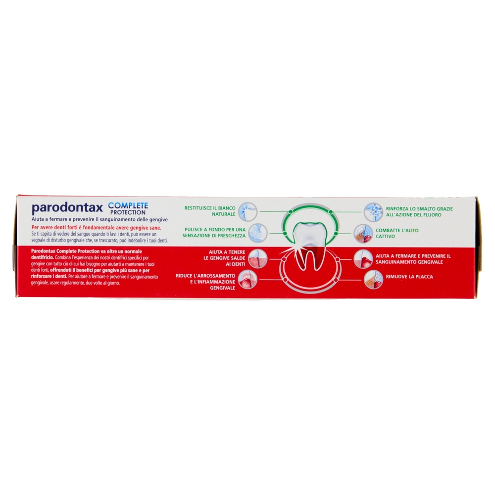 Parodontax dentifricio quotidiano complete protection per denti e gengive più sane con fluoro 75 ml